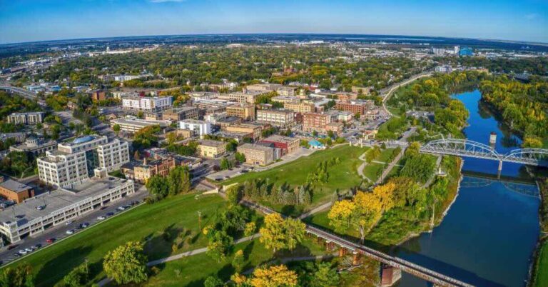 North Dakota skyline