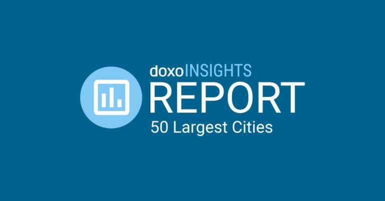 Feature image for doxoINSIGHTS 50 Largest Cities in US Report